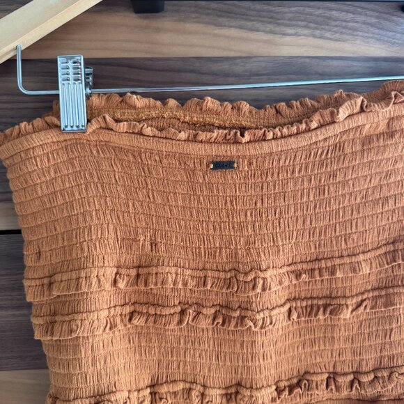 Rust Orange Strapless Maxi Dress (O’Neill) - Picture 3 of 3